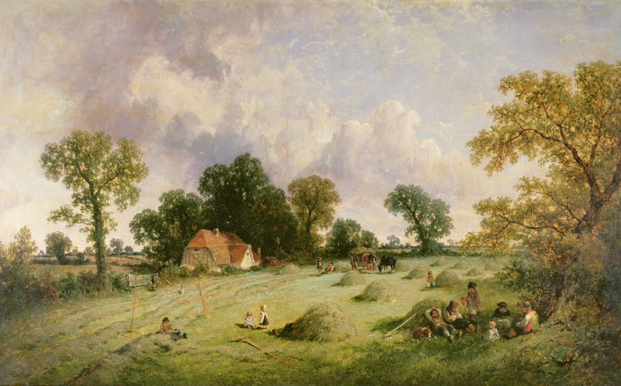 Høslæt i Hampshire af James Edwin Meadows