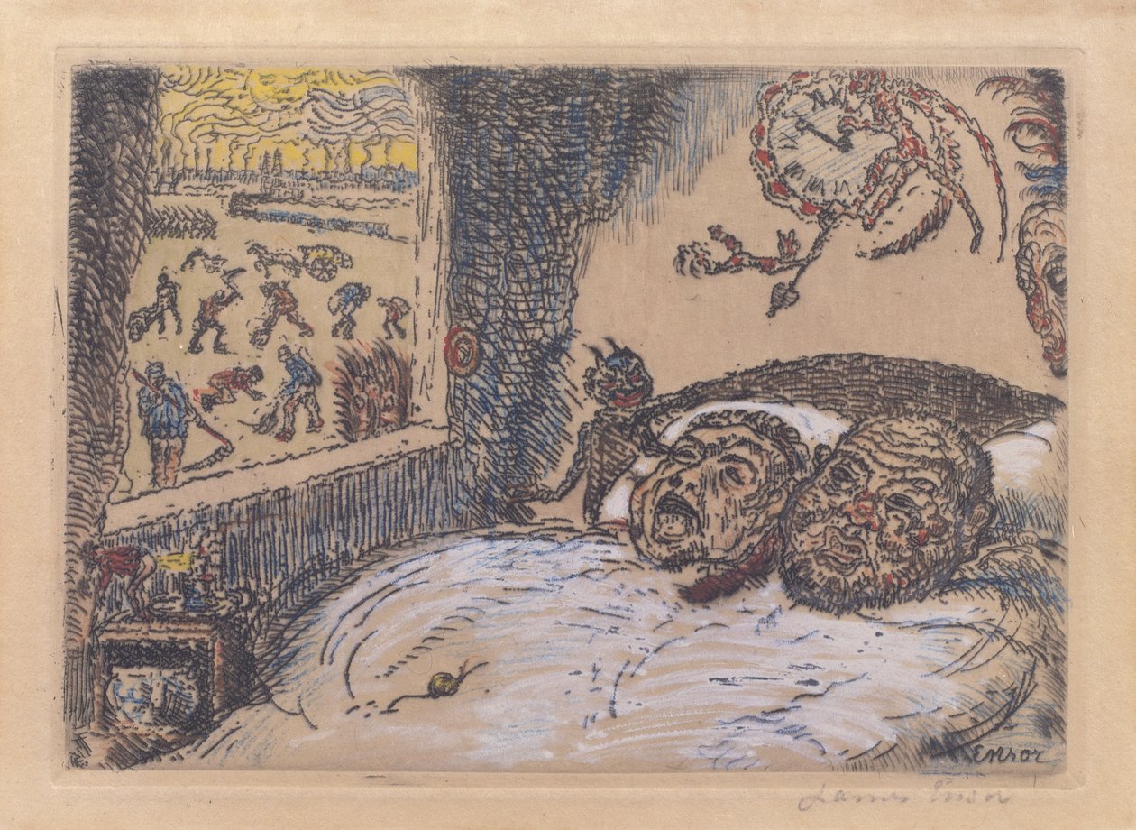 tiltrådte af James Ensor