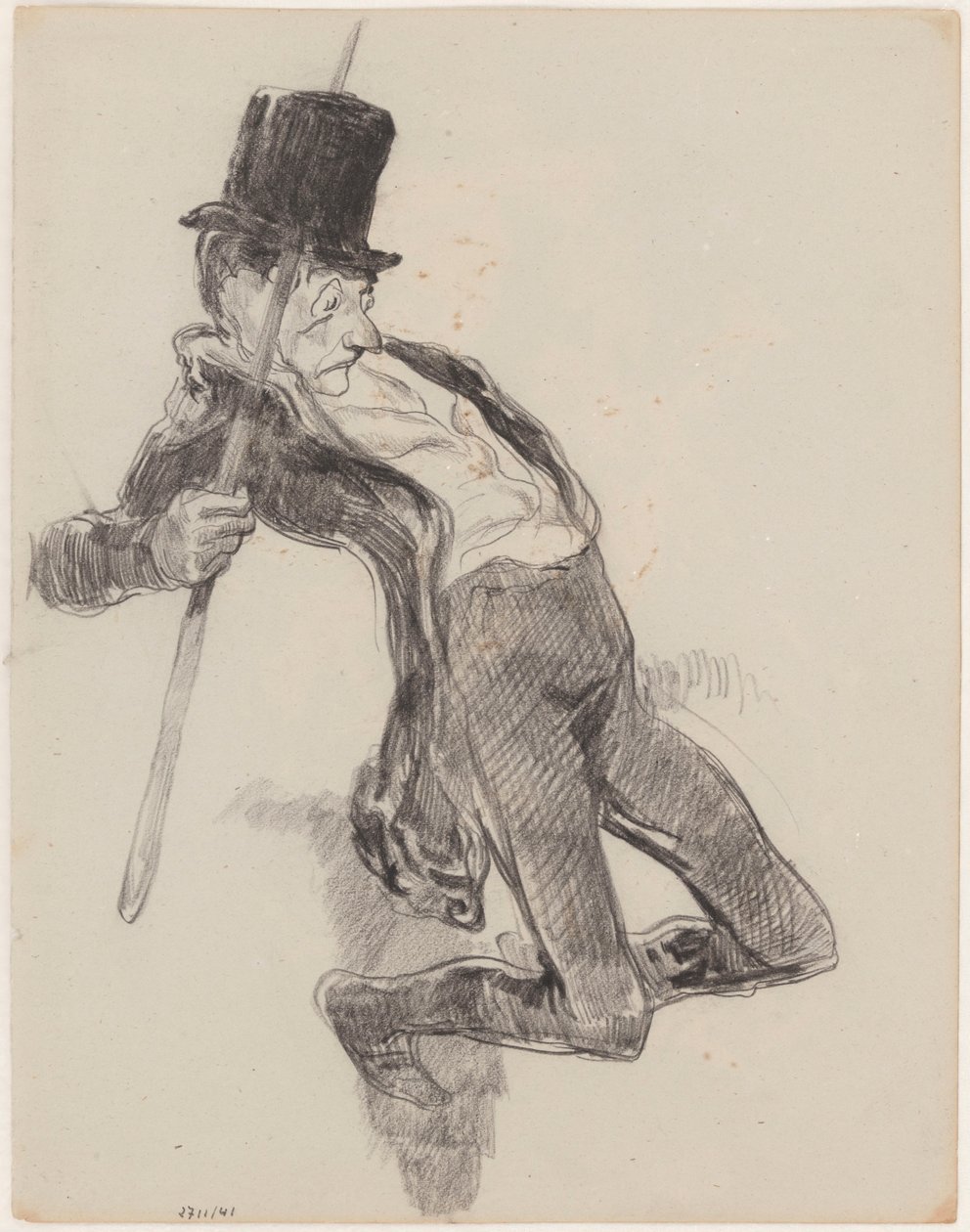 Efter Daumier: Fiskeri af James Ensor