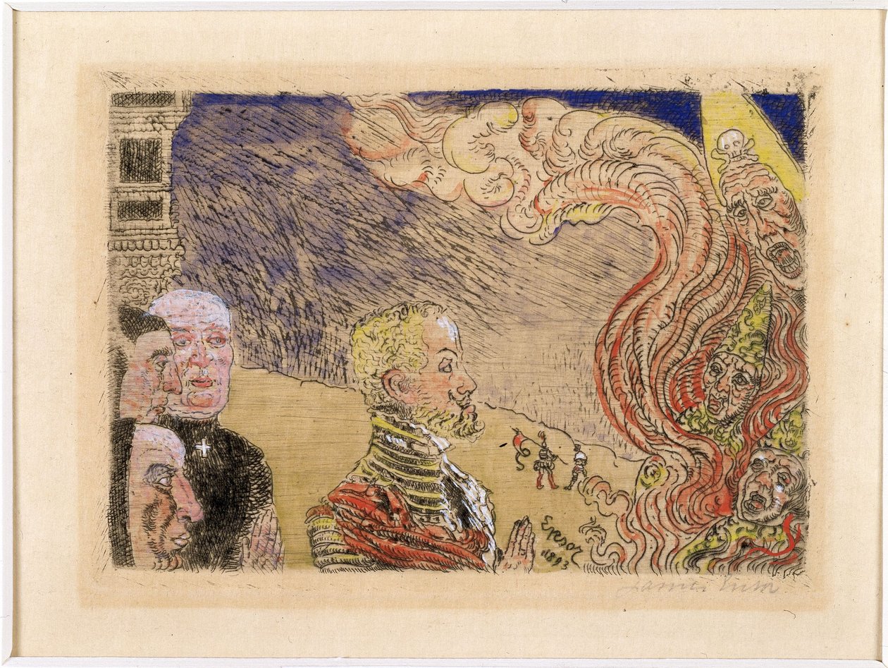 Autodafe af James Ensor