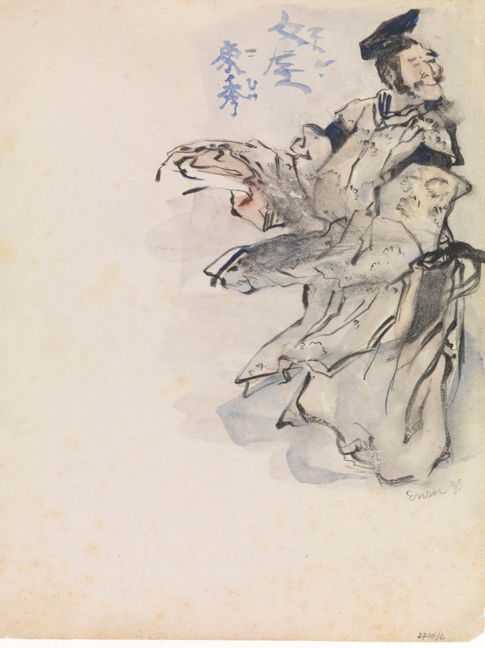 Chinoiserie, en mand af James Ensor
