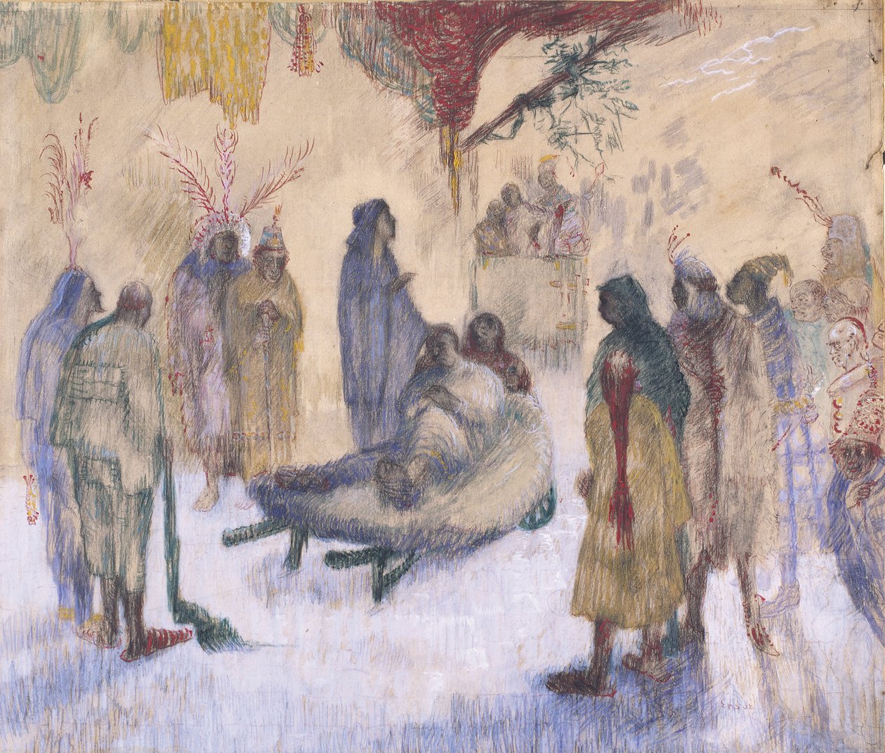 Kristus med den Lamme af James Ensor