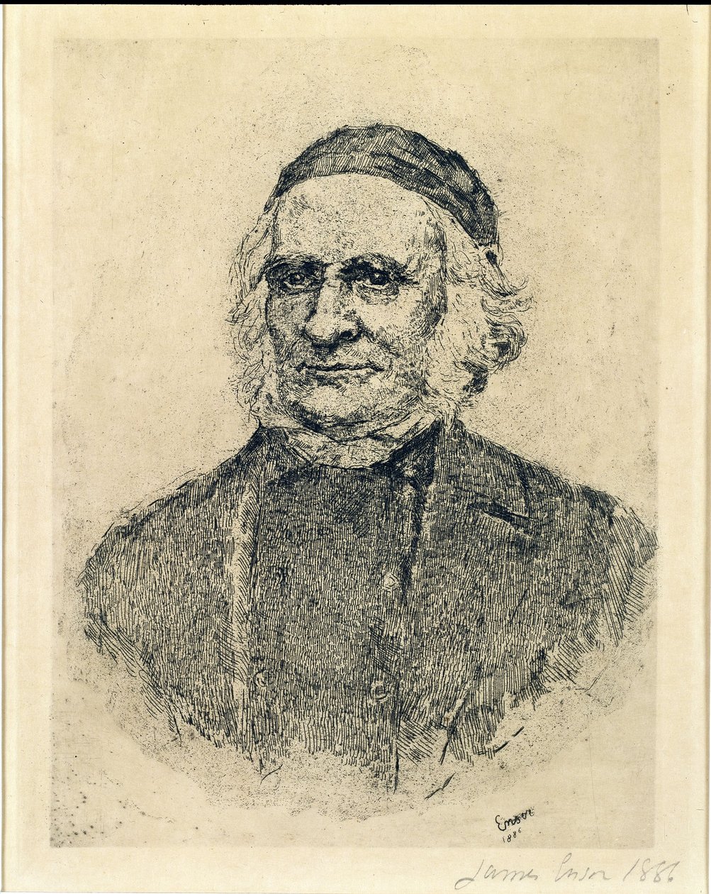Den skandinaviske mykolog Elias Magnus Fries af James Ensor