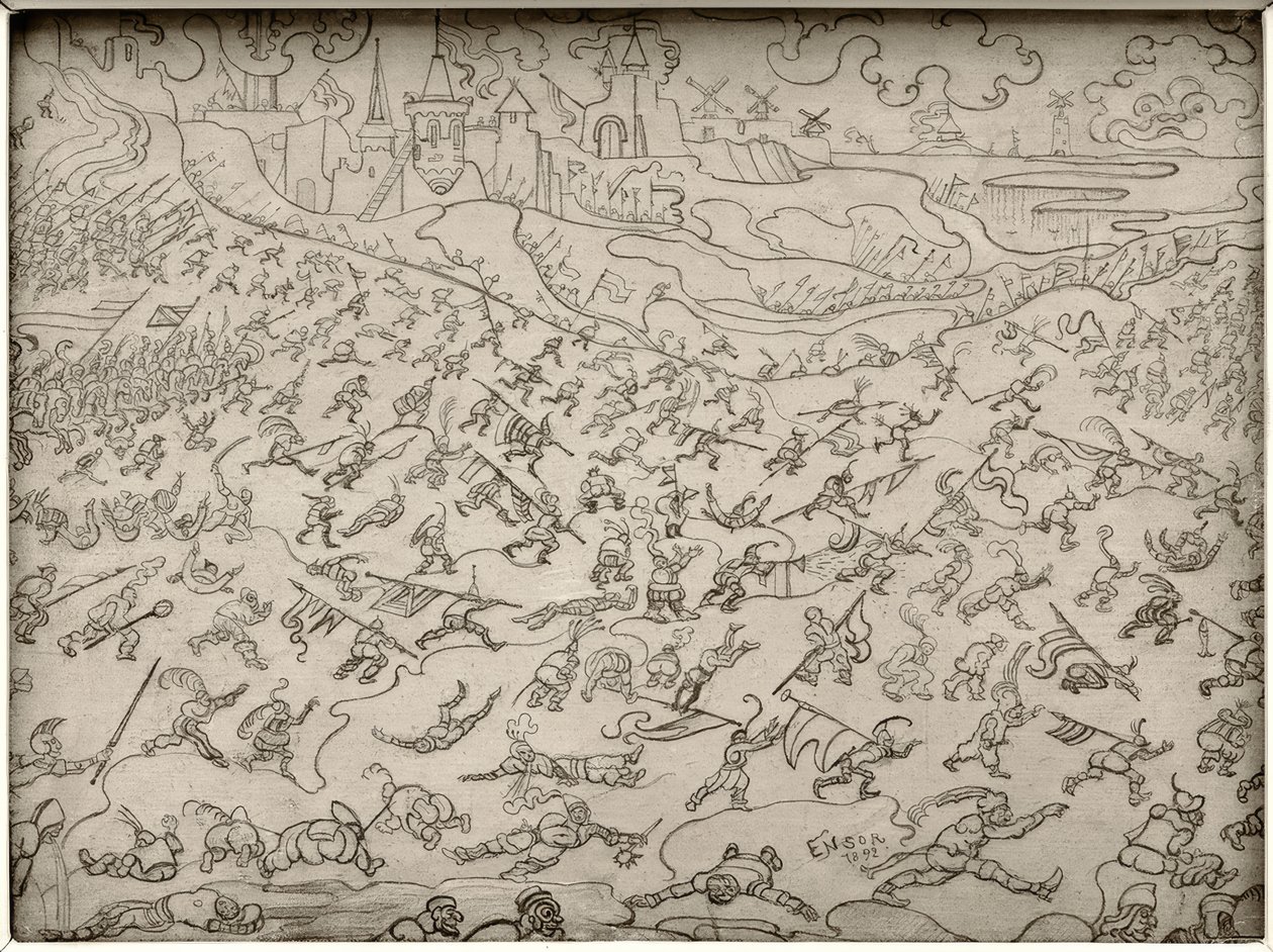 De lovløse lejesoldater af James Sidney Ensor
