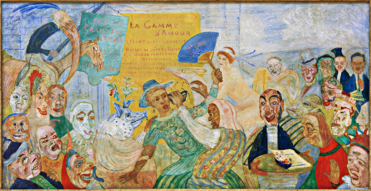 Den afrevne maske af James Sidney Ensor