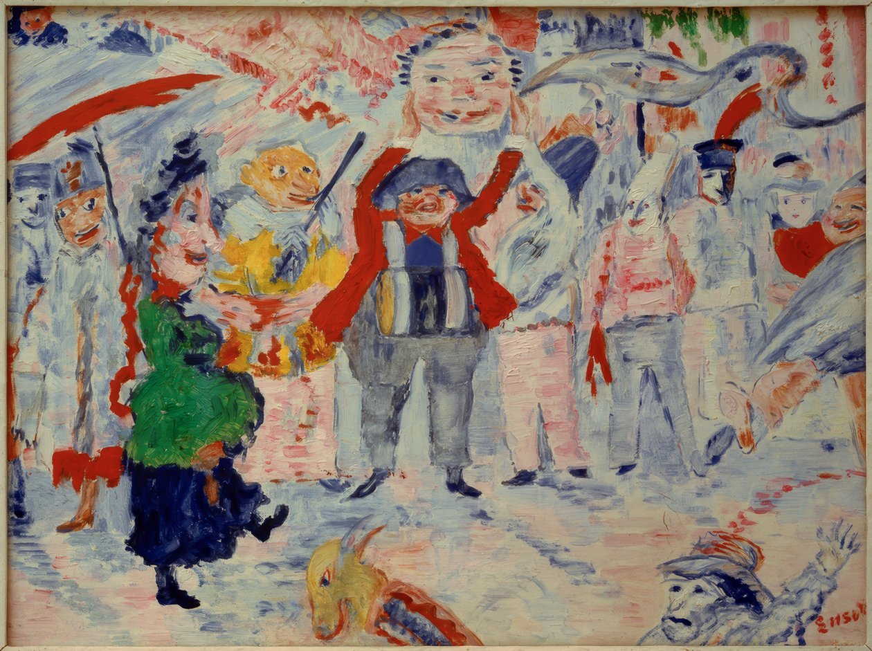Karneval i Flandern af James Sidney Ensor