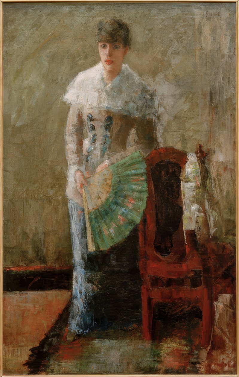 Damen med viften af James Sidney Ensor