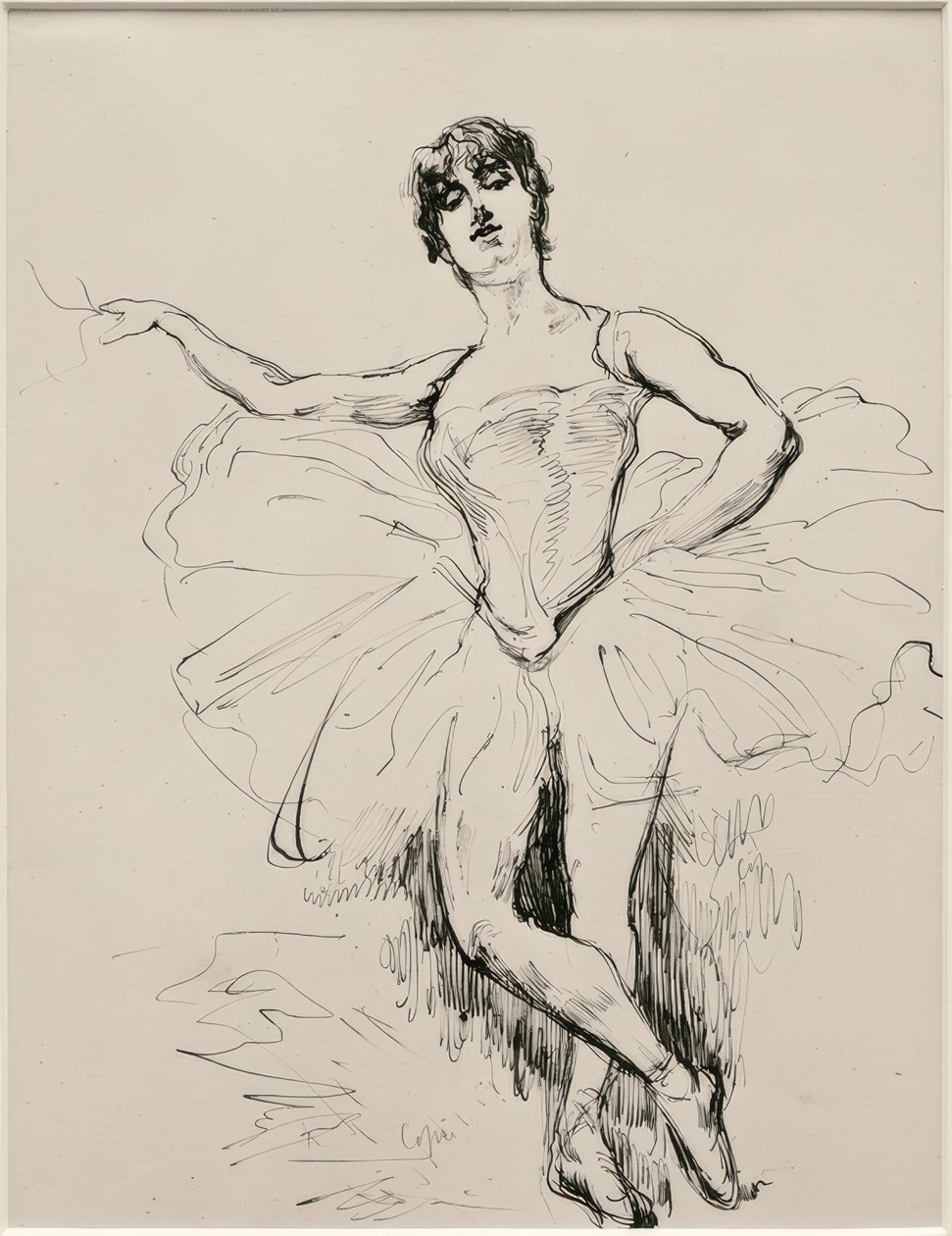 Mademoiselle Zucchi fra "Eden" af James Sidney Ensor