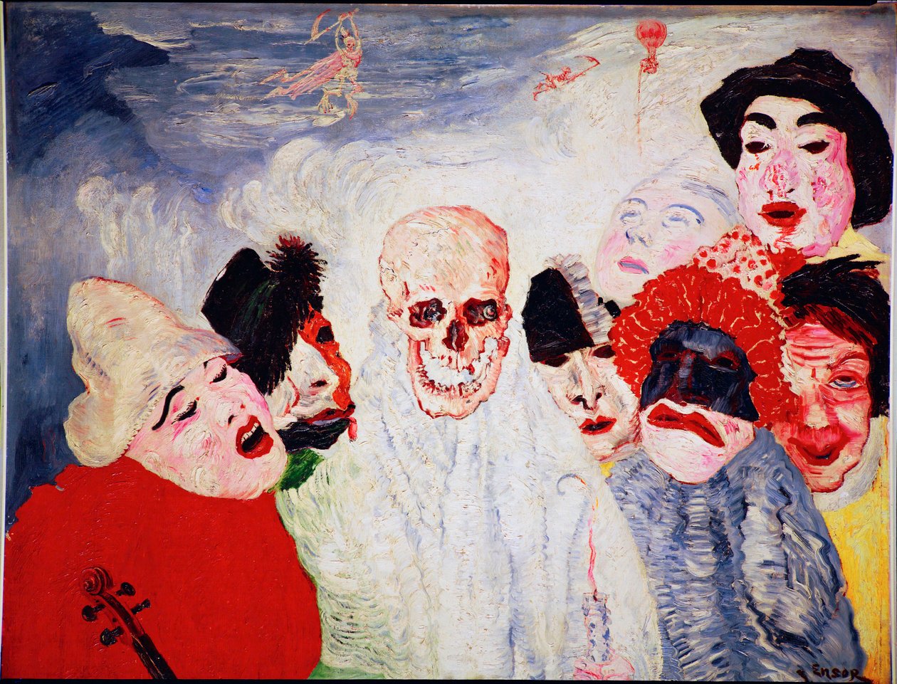 Masker og død af James Ensor