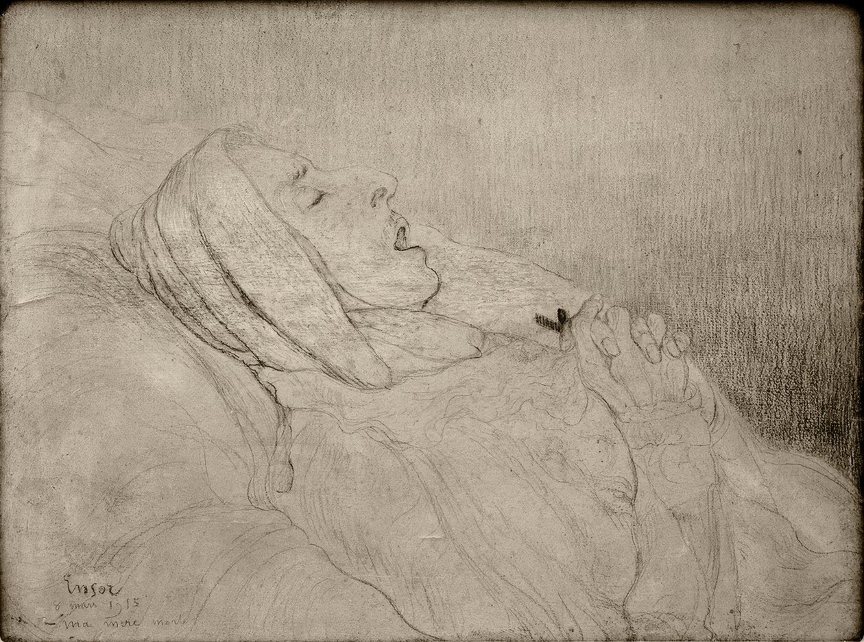 Min døde mor af James Sidney Ensor