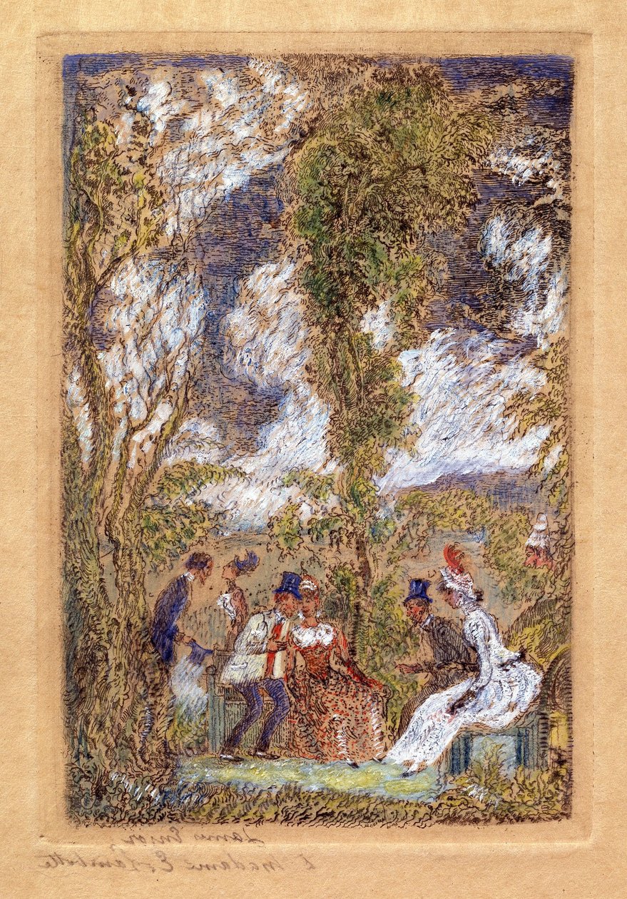 Minnetuin af James Ensor