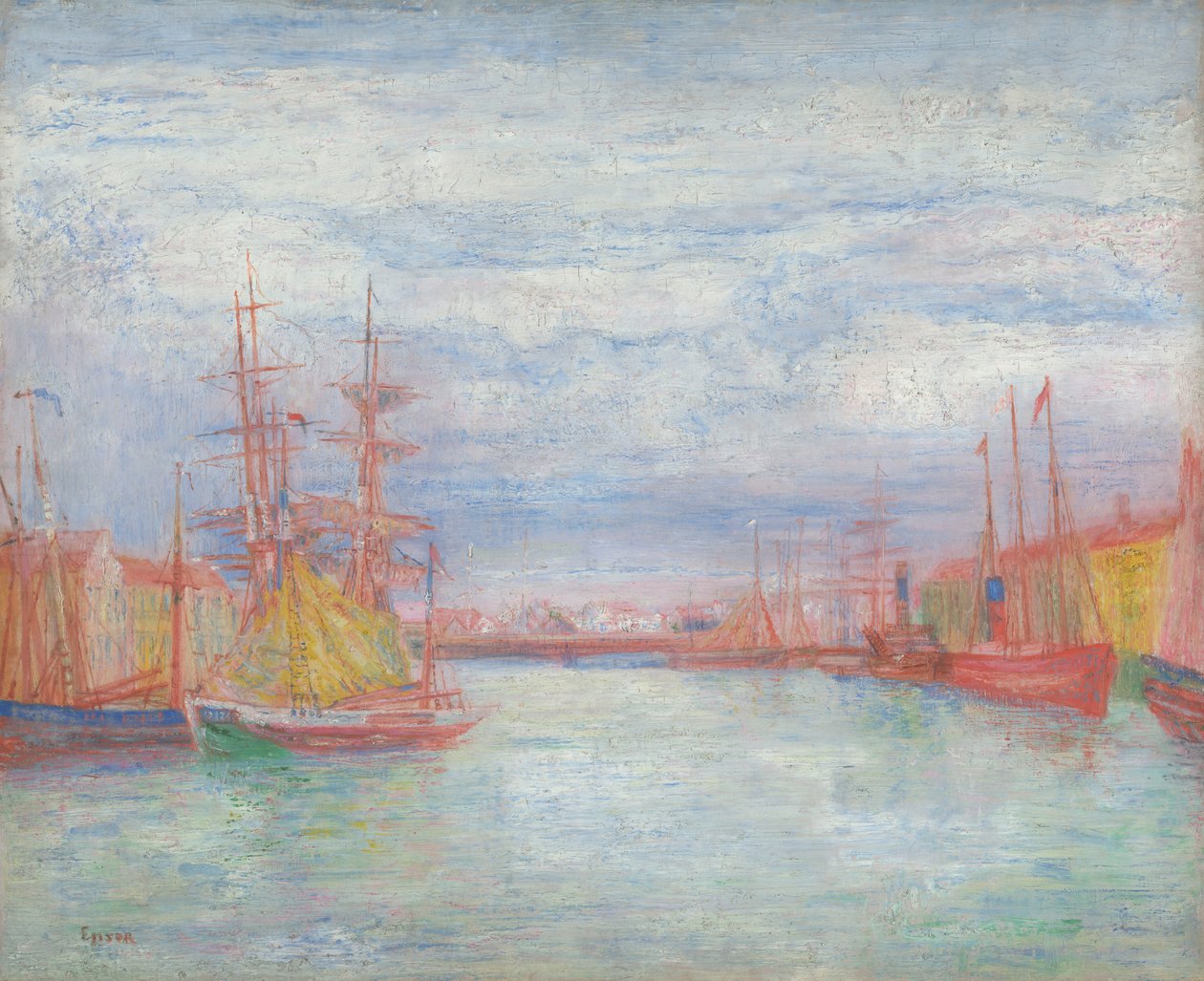 Ostendes havn af James Ensor