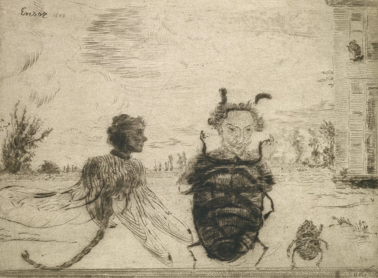 Besynderlige Insekter af James Ensor