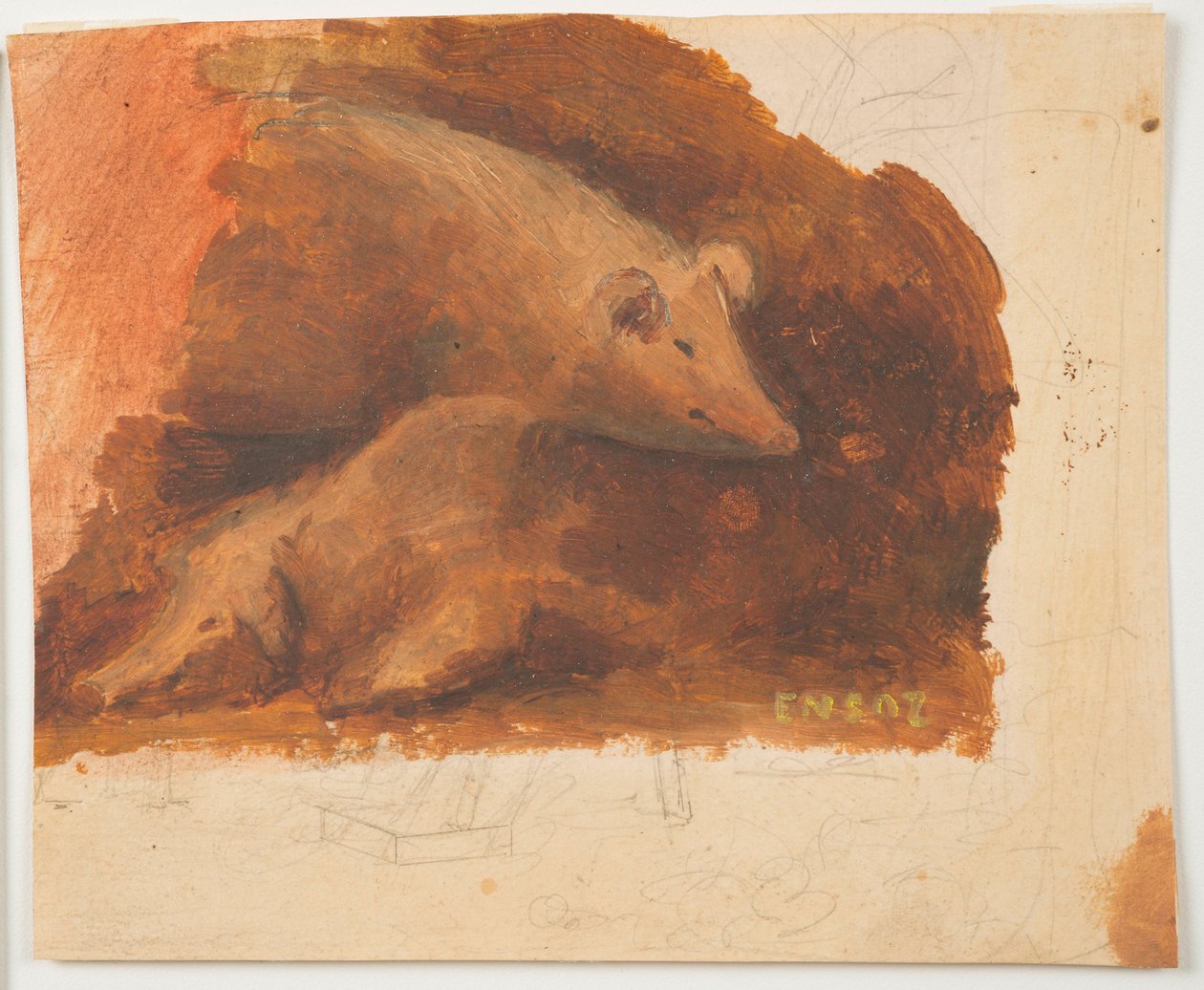 Schweine af James Ensor