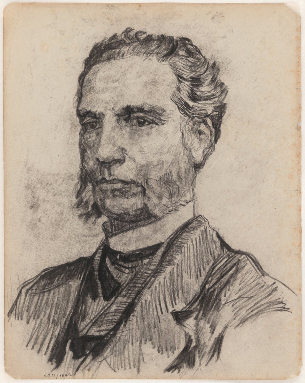 Portræt af en mand af James Ensor