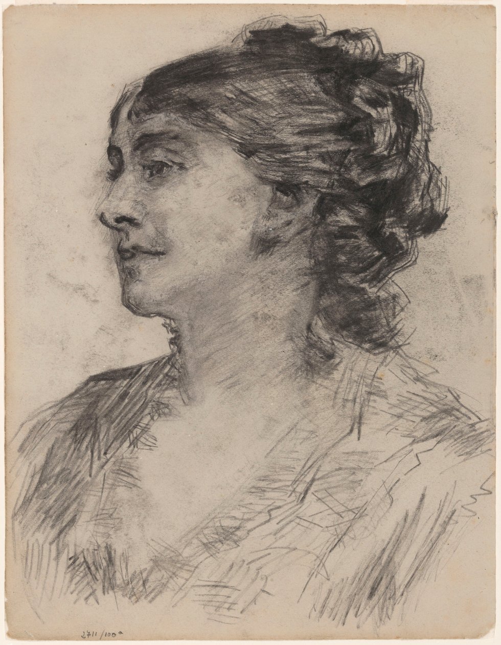 Portræt af en kvinde af James Ensor