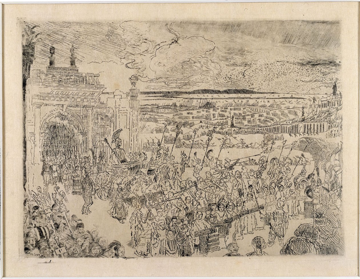 Romersk triumftog af James Ensor