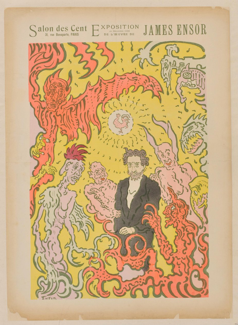 Salon des Cent. Dezember 1898 af James Ensor
