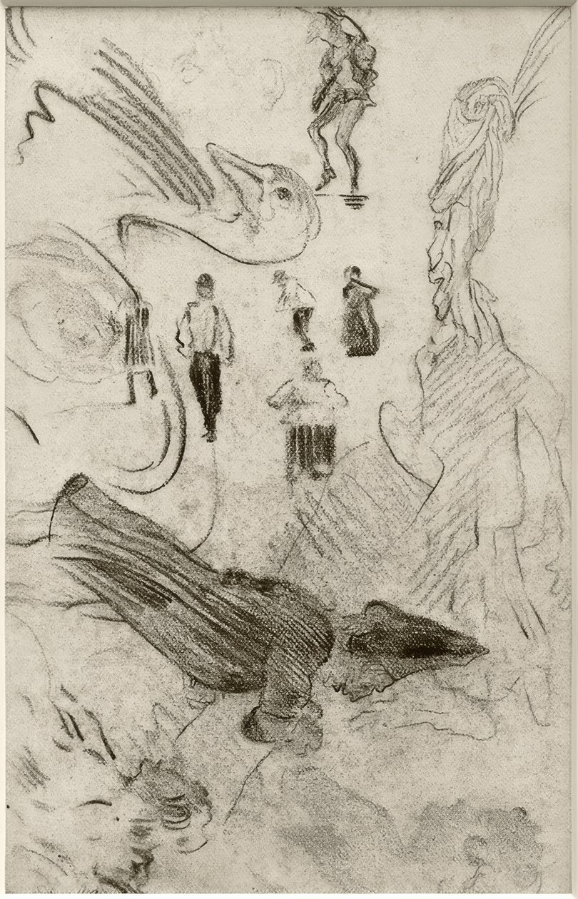 Silhuetter og groteske figurer af James Sidney Ensor