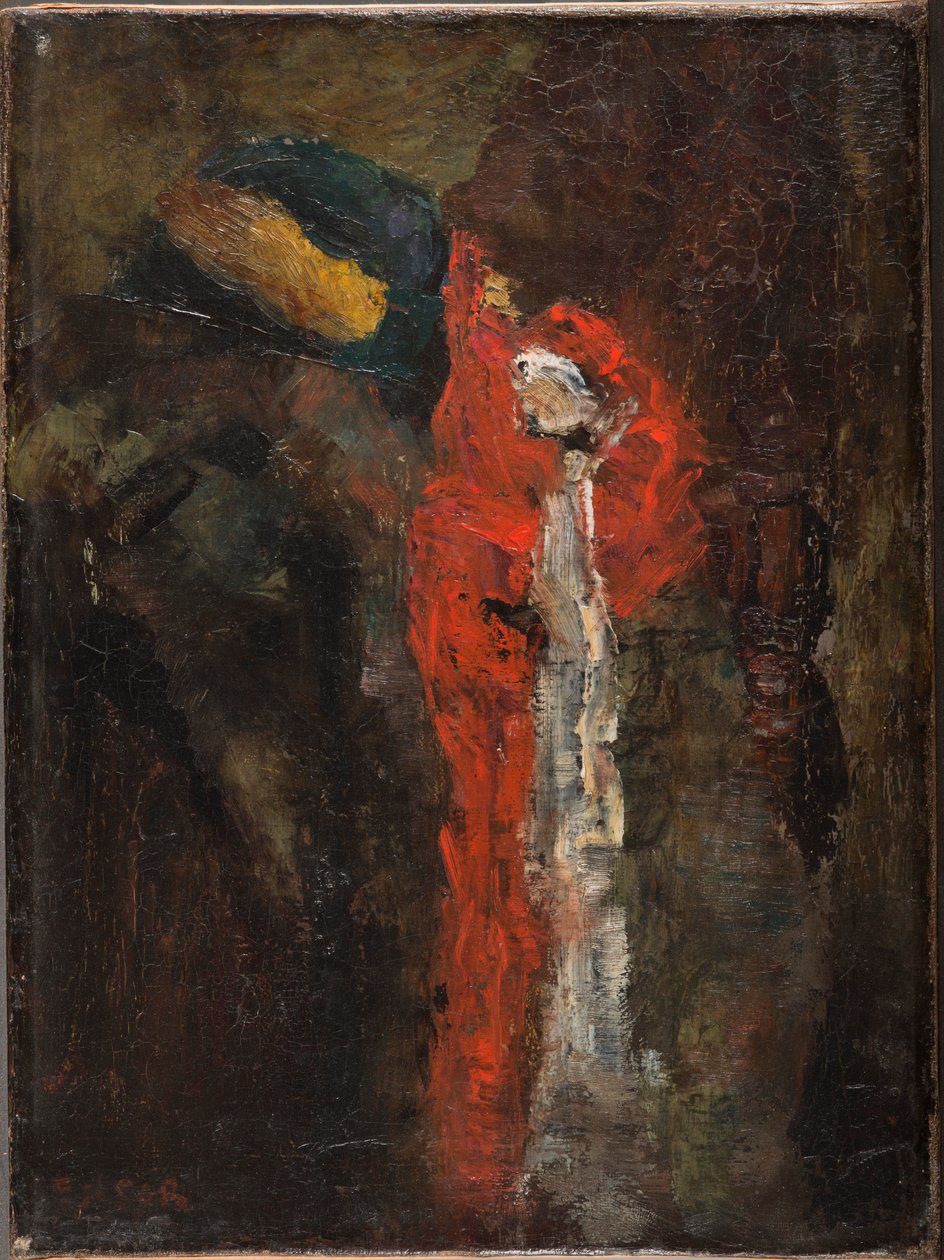 Stillleben (Stoffe) af James Ensor