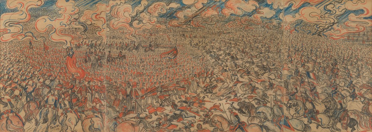 Kyrassererne ved Waterloo af James Ensor