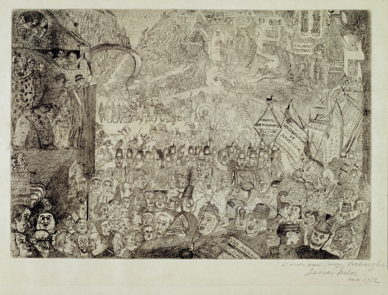 Kristi indtog i Bruxelles af James Ensor