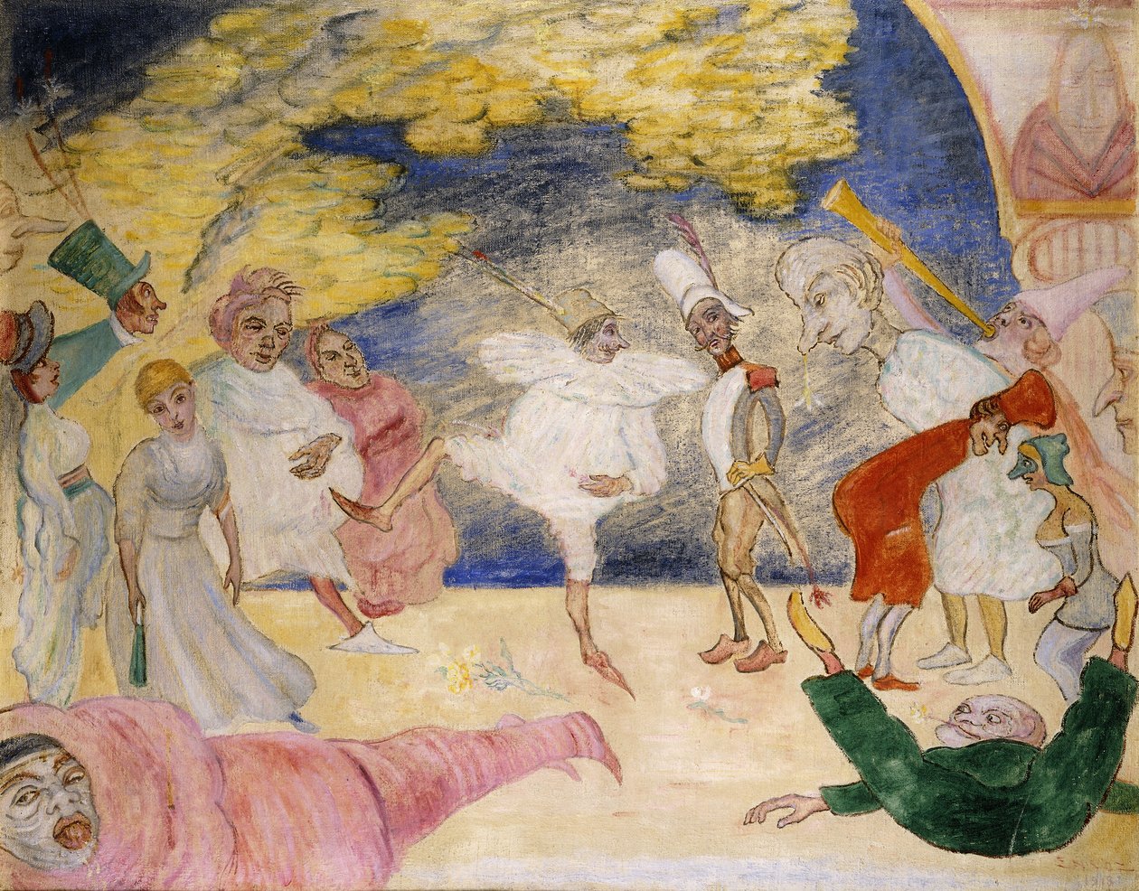 Den fantastiske ballet; Den Fantastiske Ballet-Het Fantastische Ballet af James Ensor