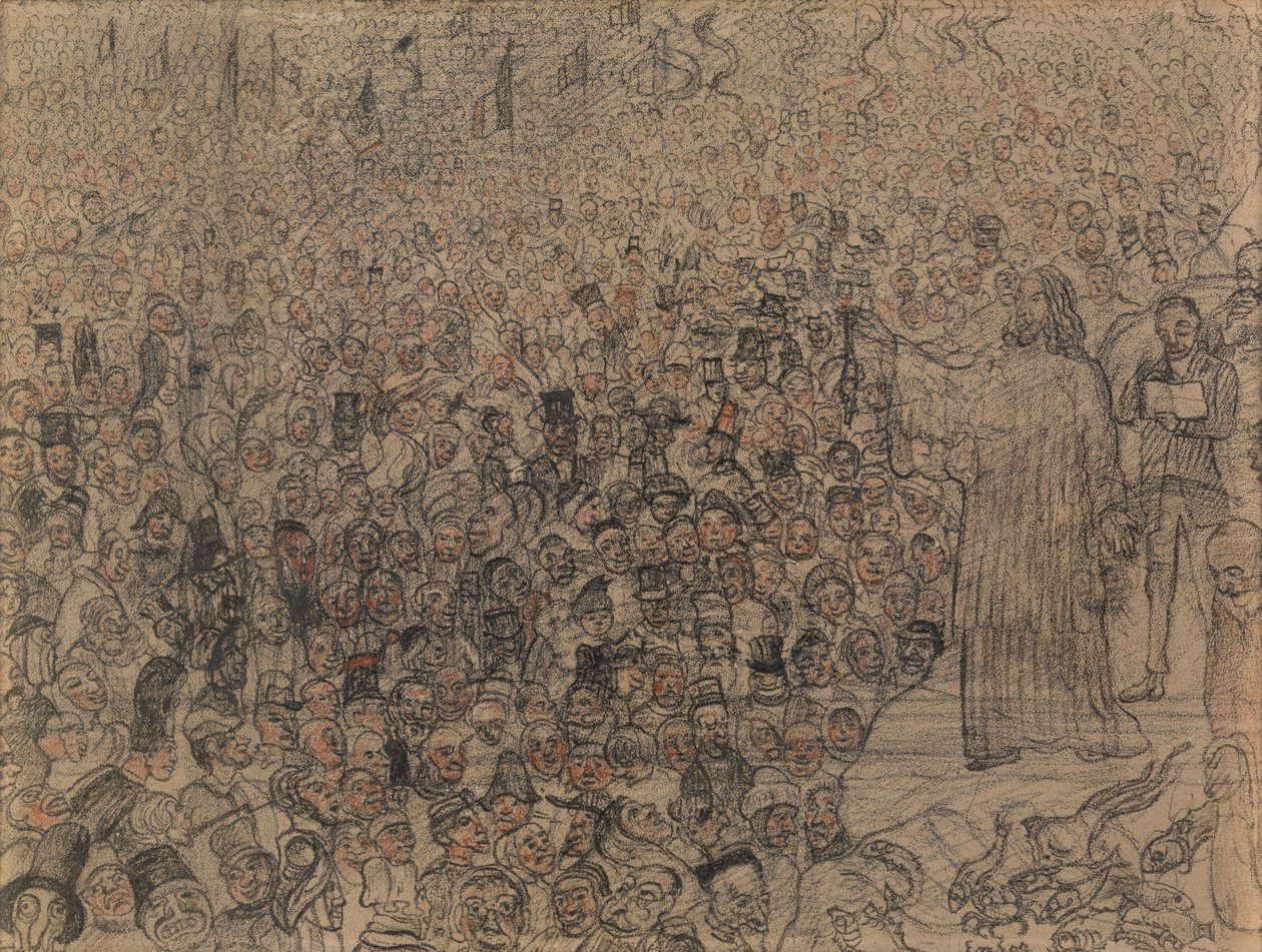 Miraklet med fiskene af James Ensor