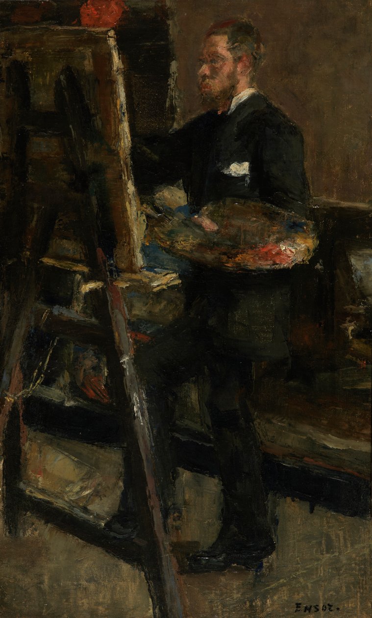 Maleren Alfred William Finch af James Ensor