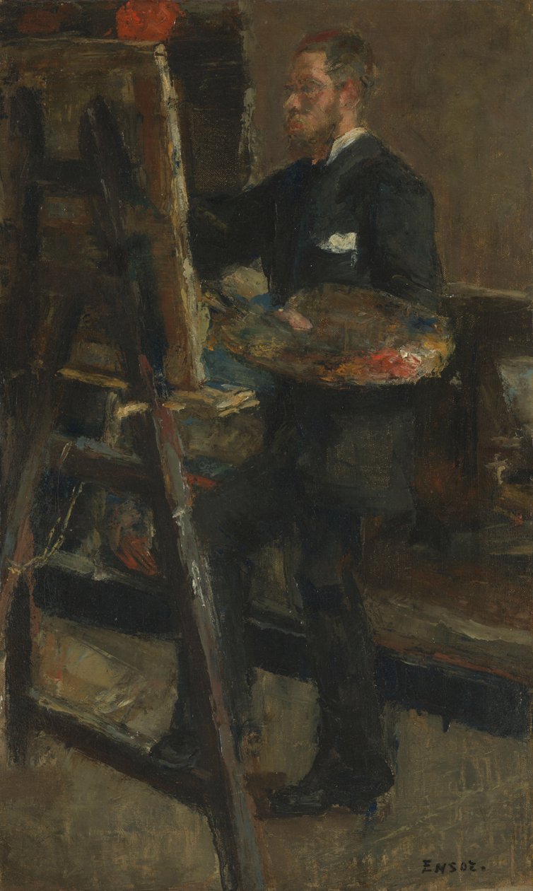 Maleren Alfred William Finch af James Ensor