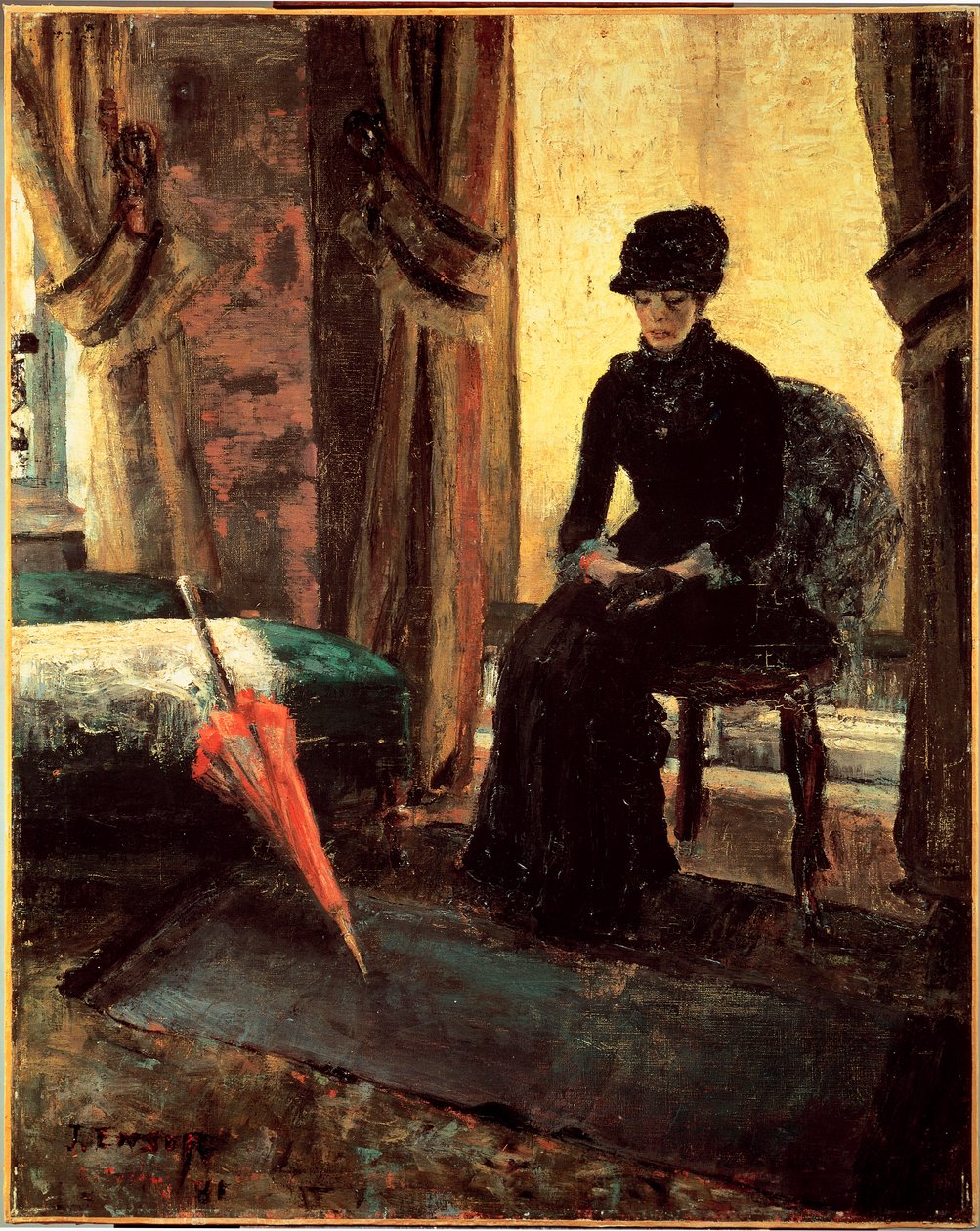 Den dystre dame af James Ensor