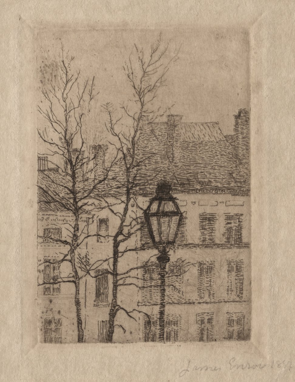 Gadelampen af James Ensor