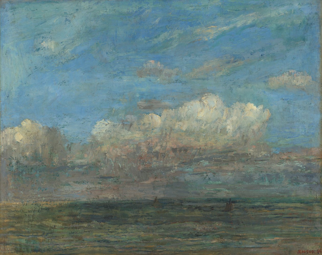 Den hvide sky af James Ensor