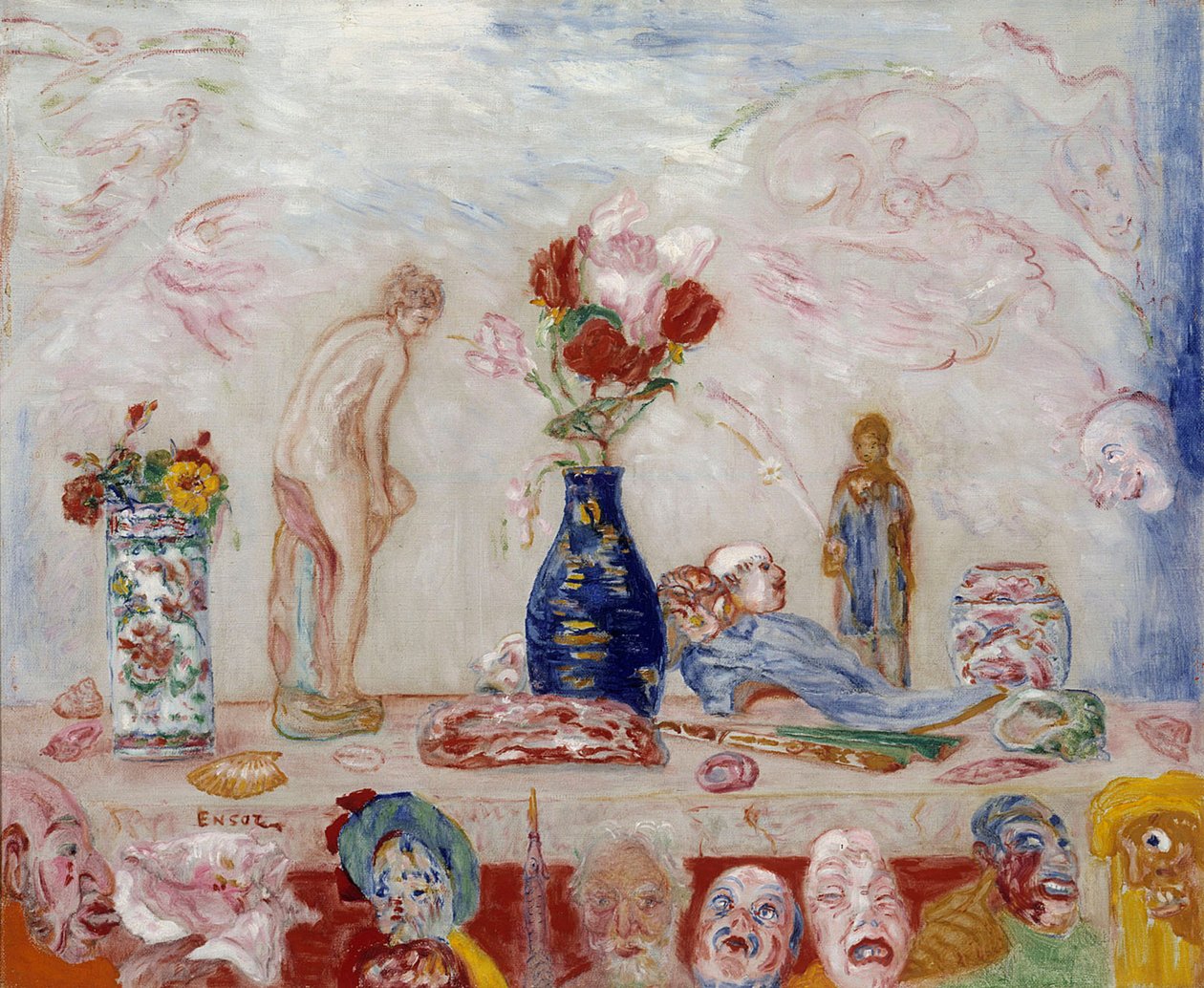I skyggen af maskerne af James Ensor