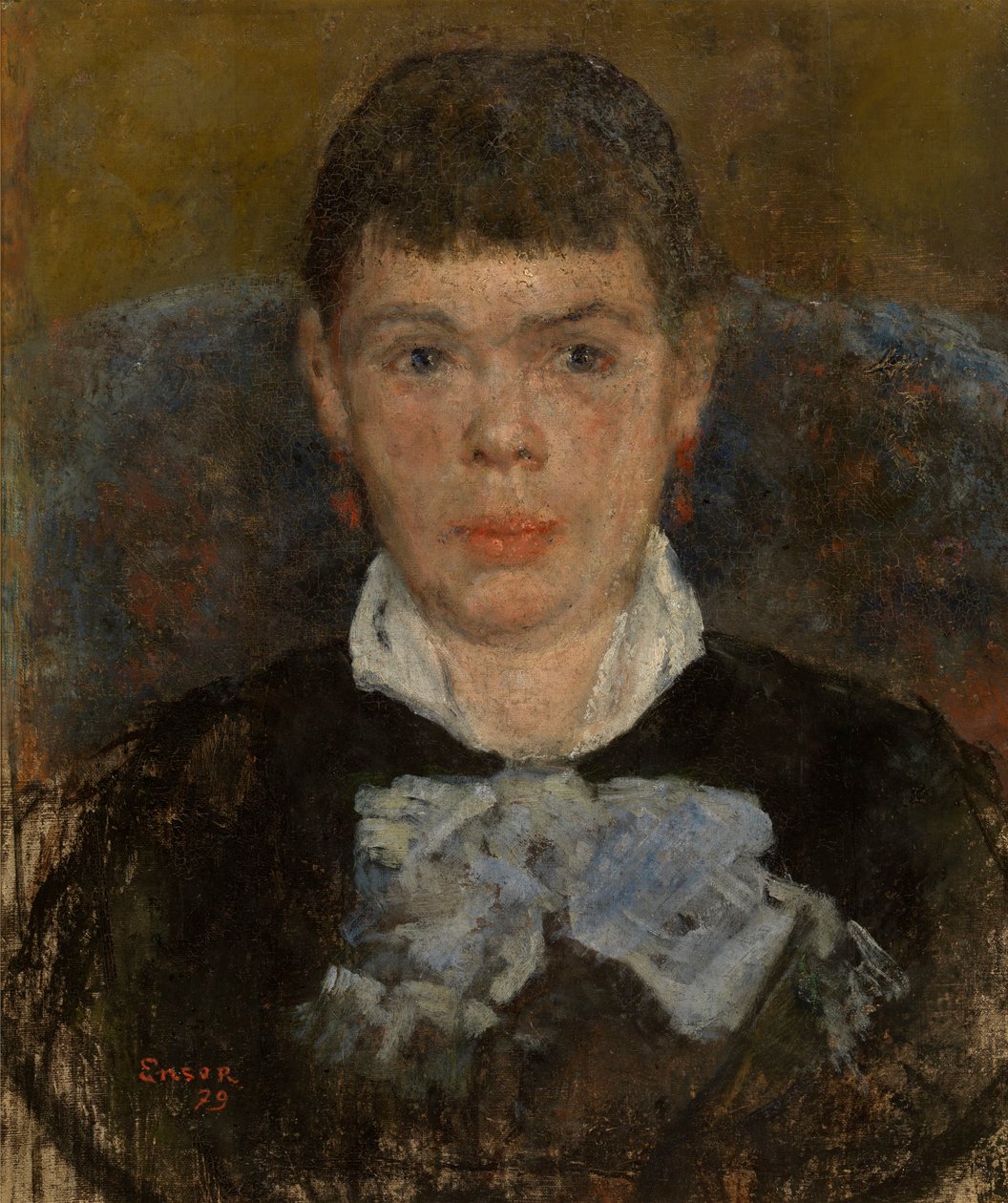 Kvinde med opstoppernæse af James Ensor
