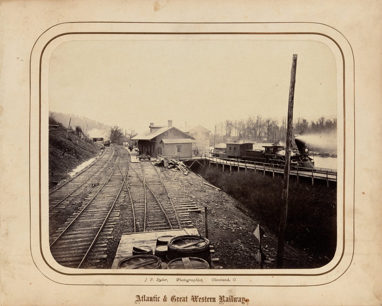 Atlantic  Great Western Railway,1862 (foto) af James F. Ryder