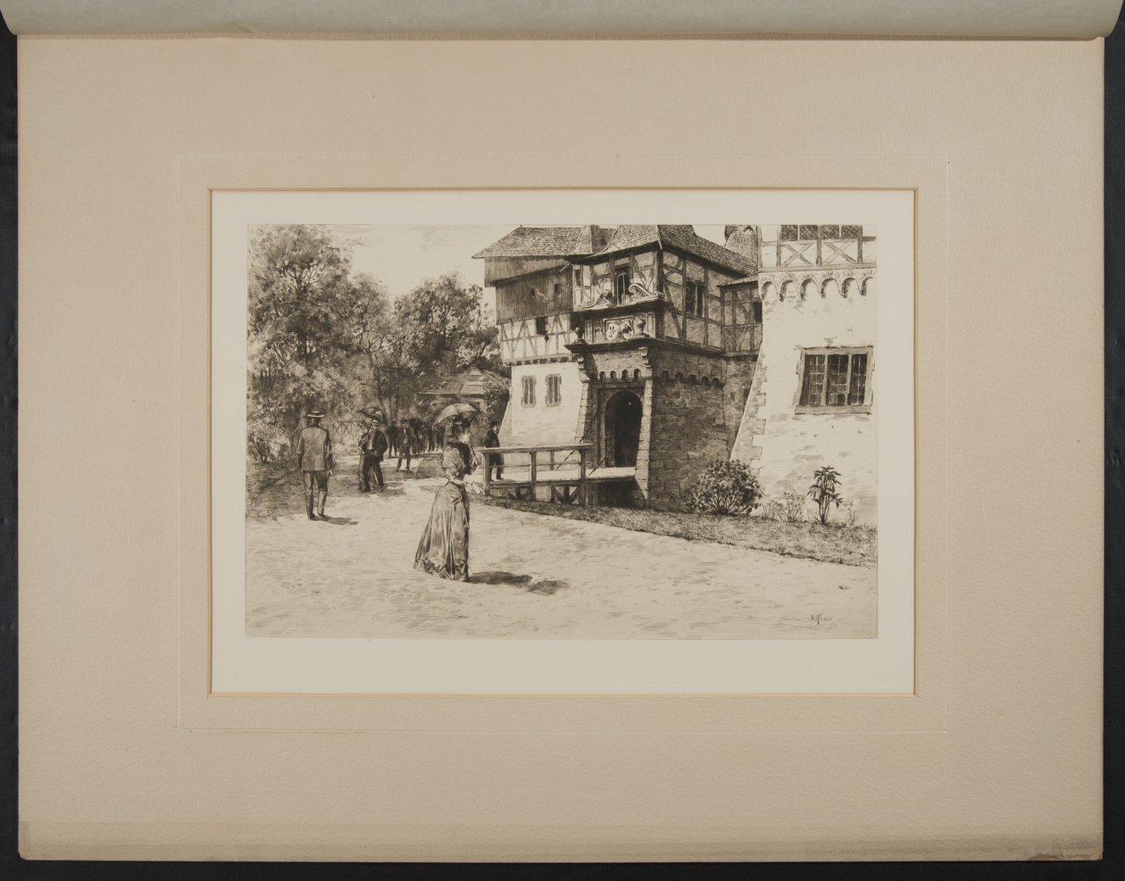 The Doorway German Castle, Midway Plaisance af James Fagan