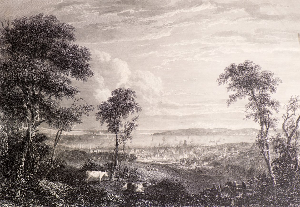 Udsigt over Dundee fra Balgay Hill af James Fenton
