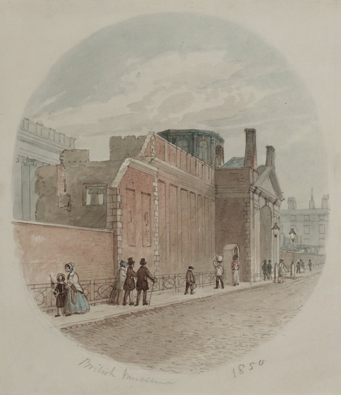 British Museum, 1850 af James Findlay