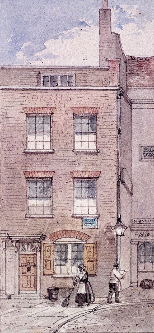 Krudtgyde, London, c1850 af James Findlay