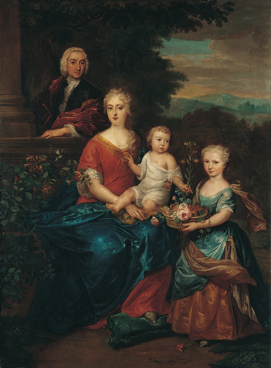 Familiegruppe af James Francis Maubert