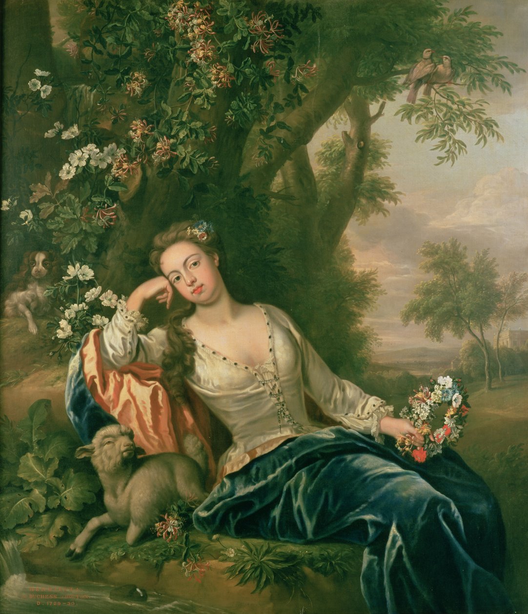Portræt af Henrietta, hertuginde af Bolton af James Francis Maubert
