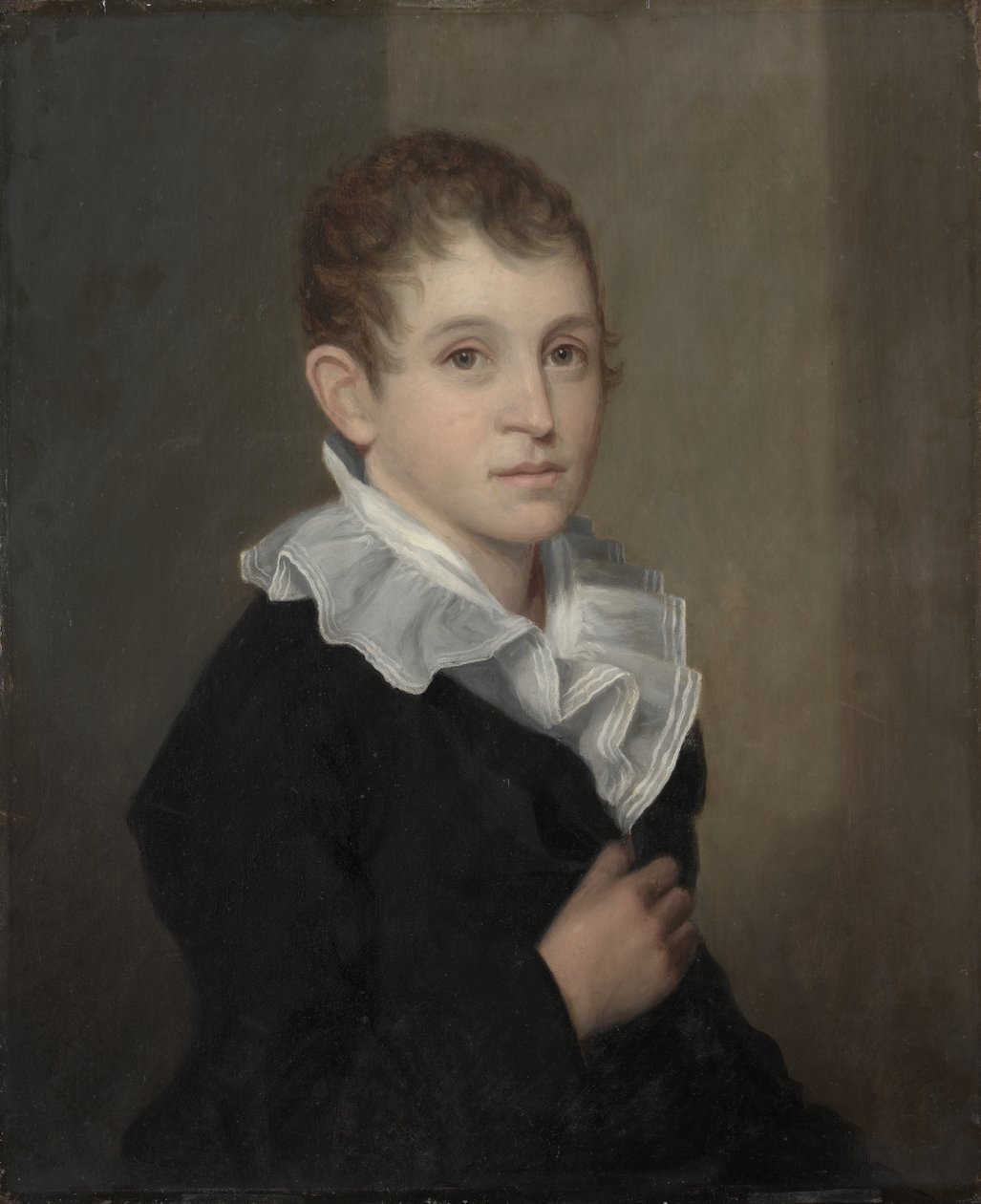 Samuel Barber Clark, ca. 1810 (olie på træ) af James Frothingham