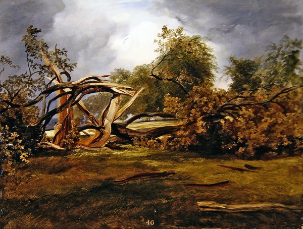The Blasted Oak (olie om bord) af James Giles