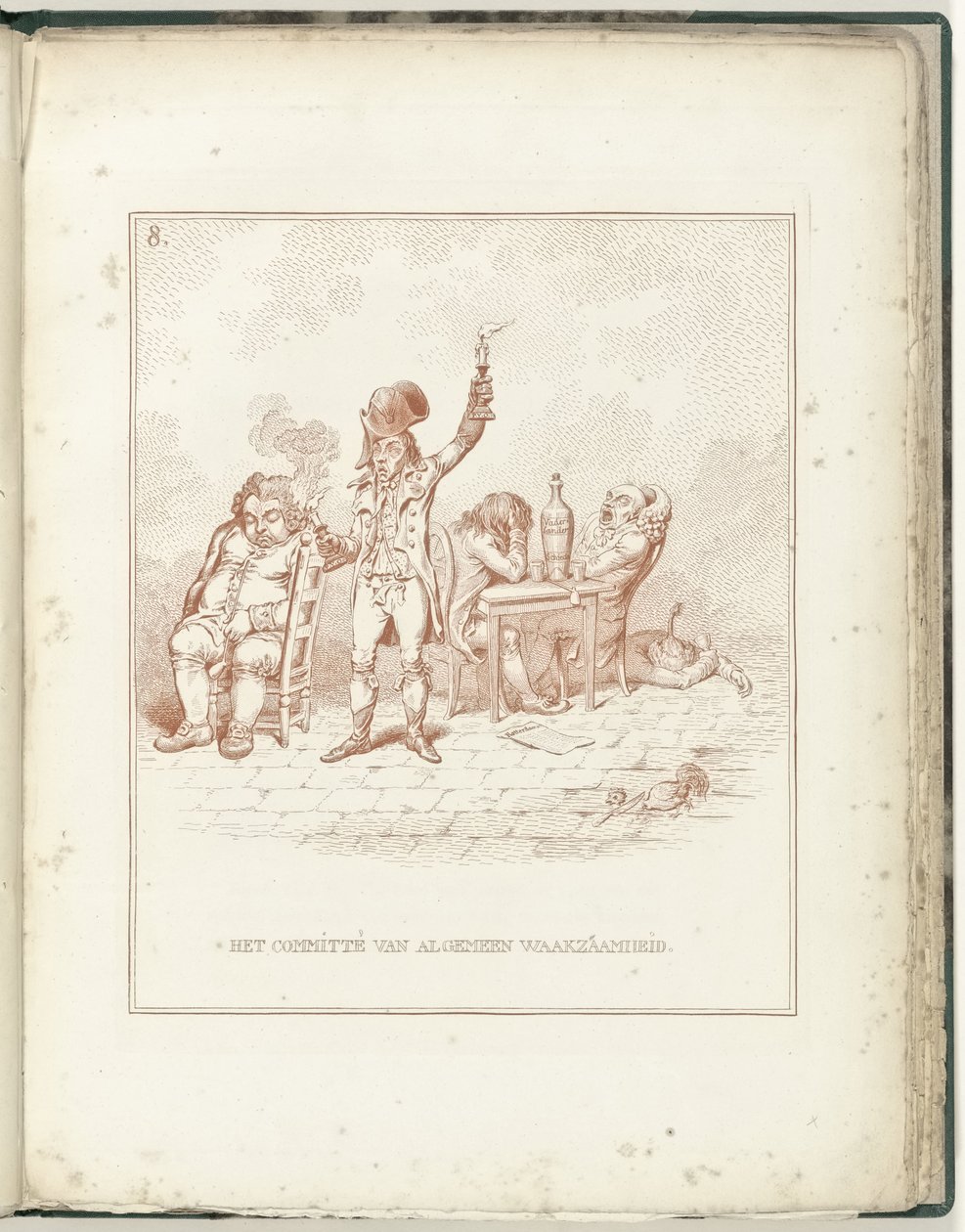 Udvalg for almindelig årvågenhed, 1795 Komitéen for generel årvågenhed (titel på objekt) Hollandia Regenerata (serietitel) af James Gillray (possibly)