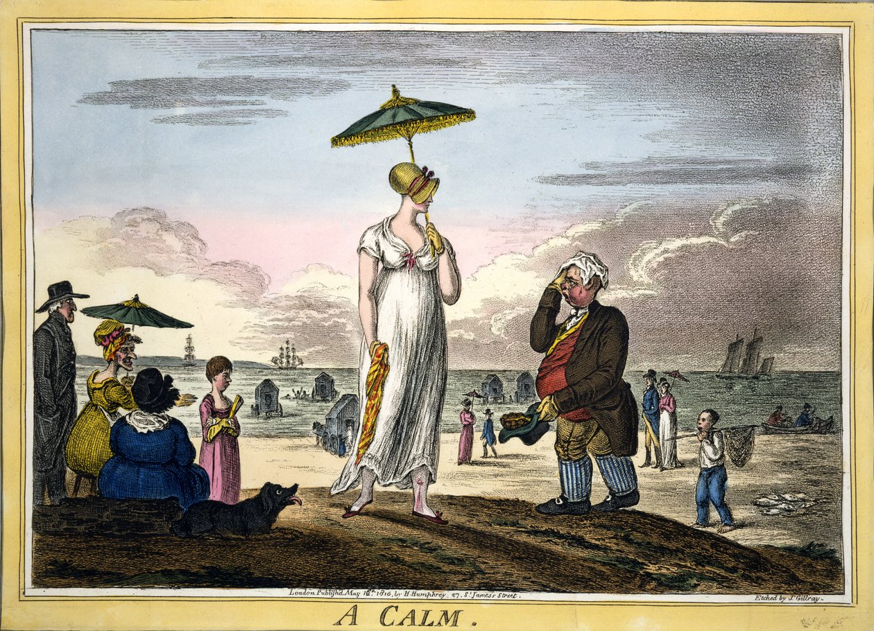 En rolig pub. H Humphrey, London, 1810 (håndfarvet gravering) af James Gillray