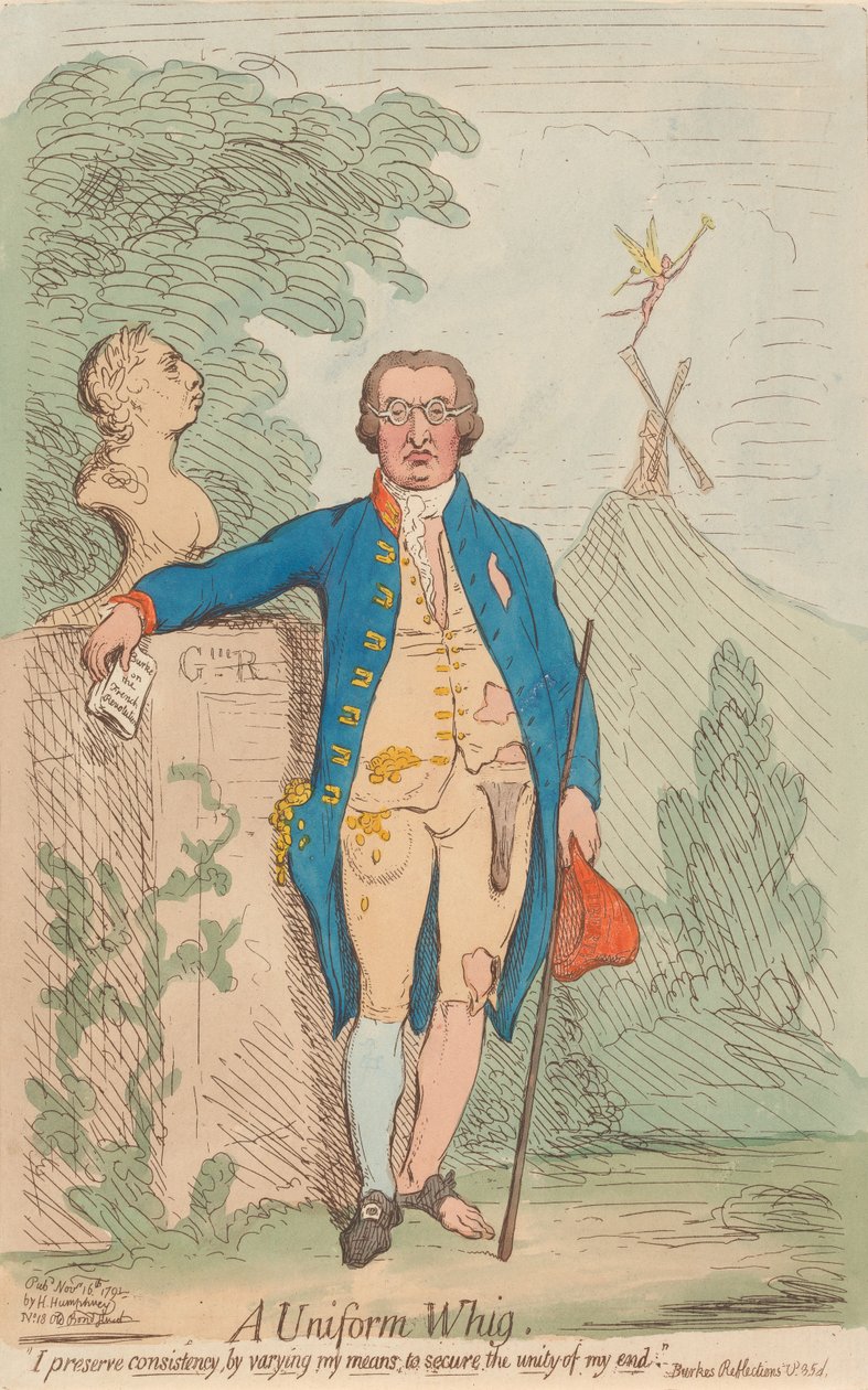En typisk whig --- af James Gillray