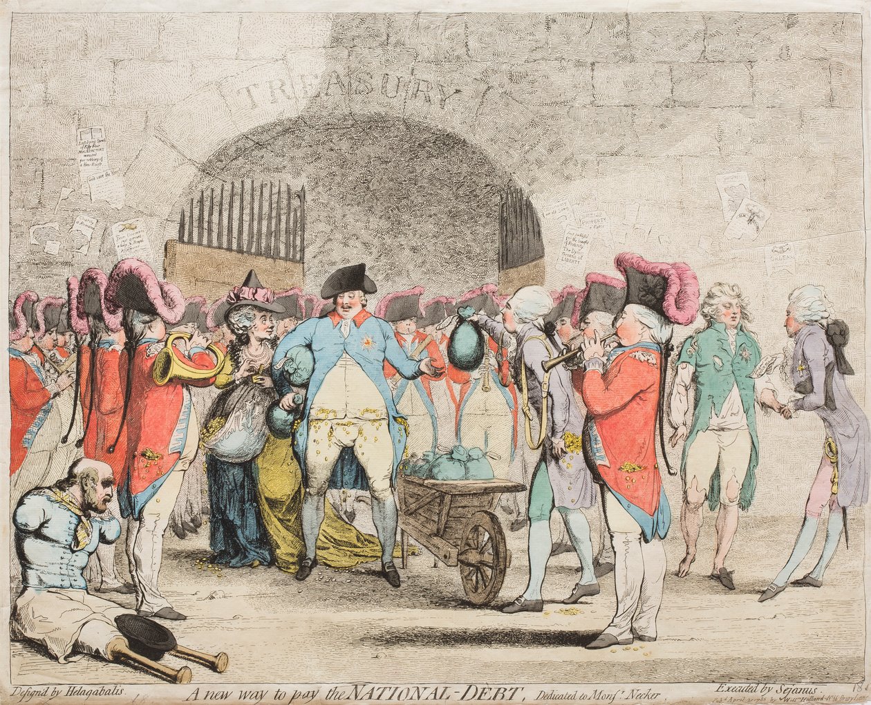 En ny måde at betale statsgælden på af James Gillray