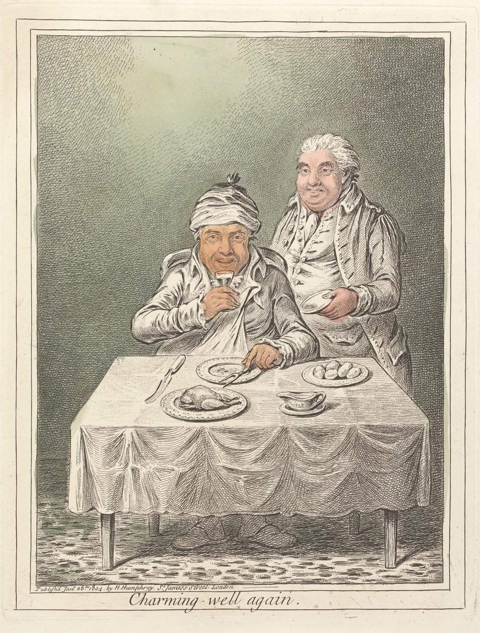 Den charmerende brønd igen af James Gillray