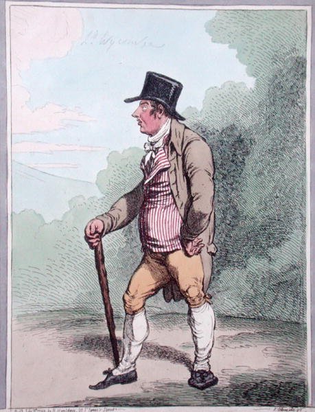 Elegance Democratique, udgivet af Hannah Humphrey i 1799 (håndfarvet radering) af James Gillray